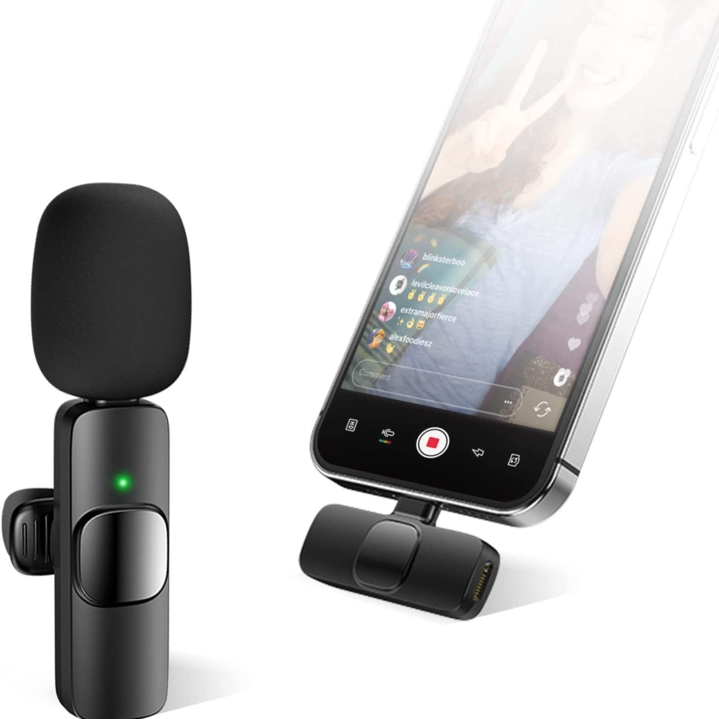 Wireless Lavalier Lapel Microphone For IPhone IPad Professional Wireless Clip Mic - Cordless Omnidirectional Condenser Recording Mic For Interview Video Podcast Vlog YouTube Wireless Lavalier Lapel Microphone For IPhone IPad Professional Wireless Clip Mic - Cordless Omnidirectional Condenser Recording Mic For Interview Video Podcast Vlog YouTube